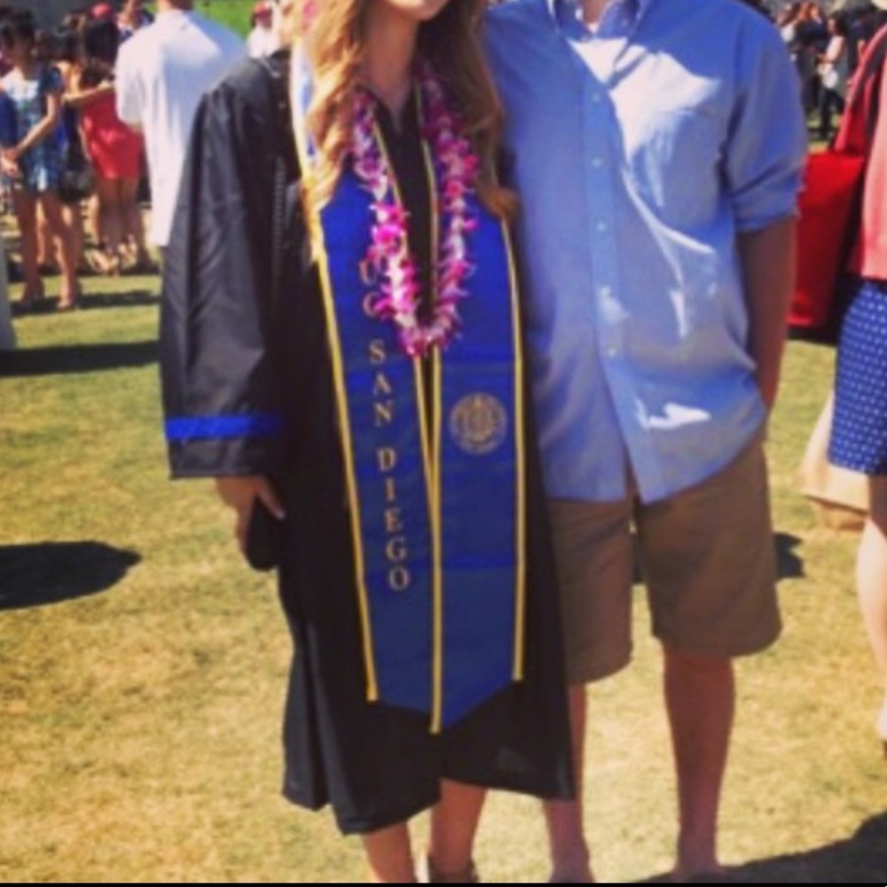 UC grad gown